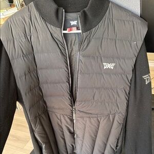PXG Black Bomber Jacket Modern Style